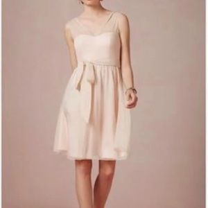 BHLDN x Anthro‎ Quillaree Cream Chiffon Ainsley Dress